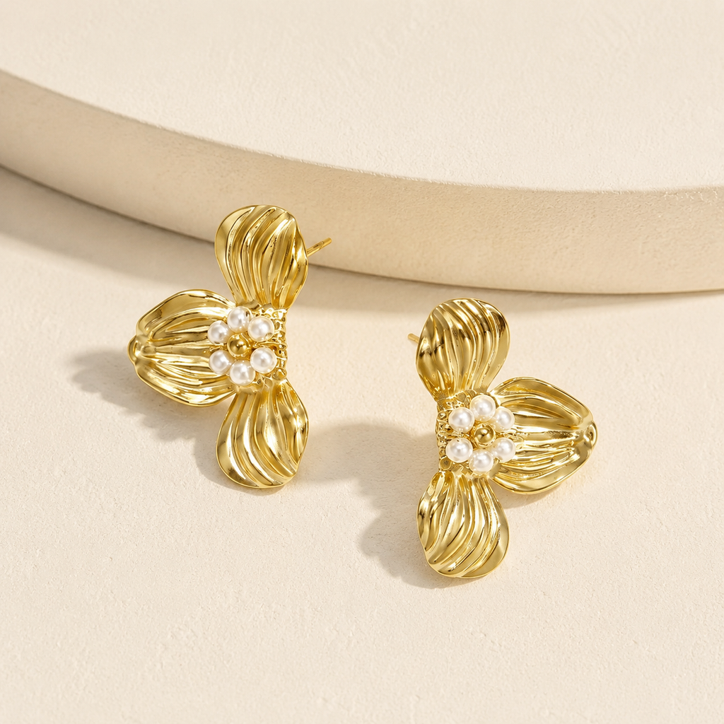 Boucles d’oreilles Camélia